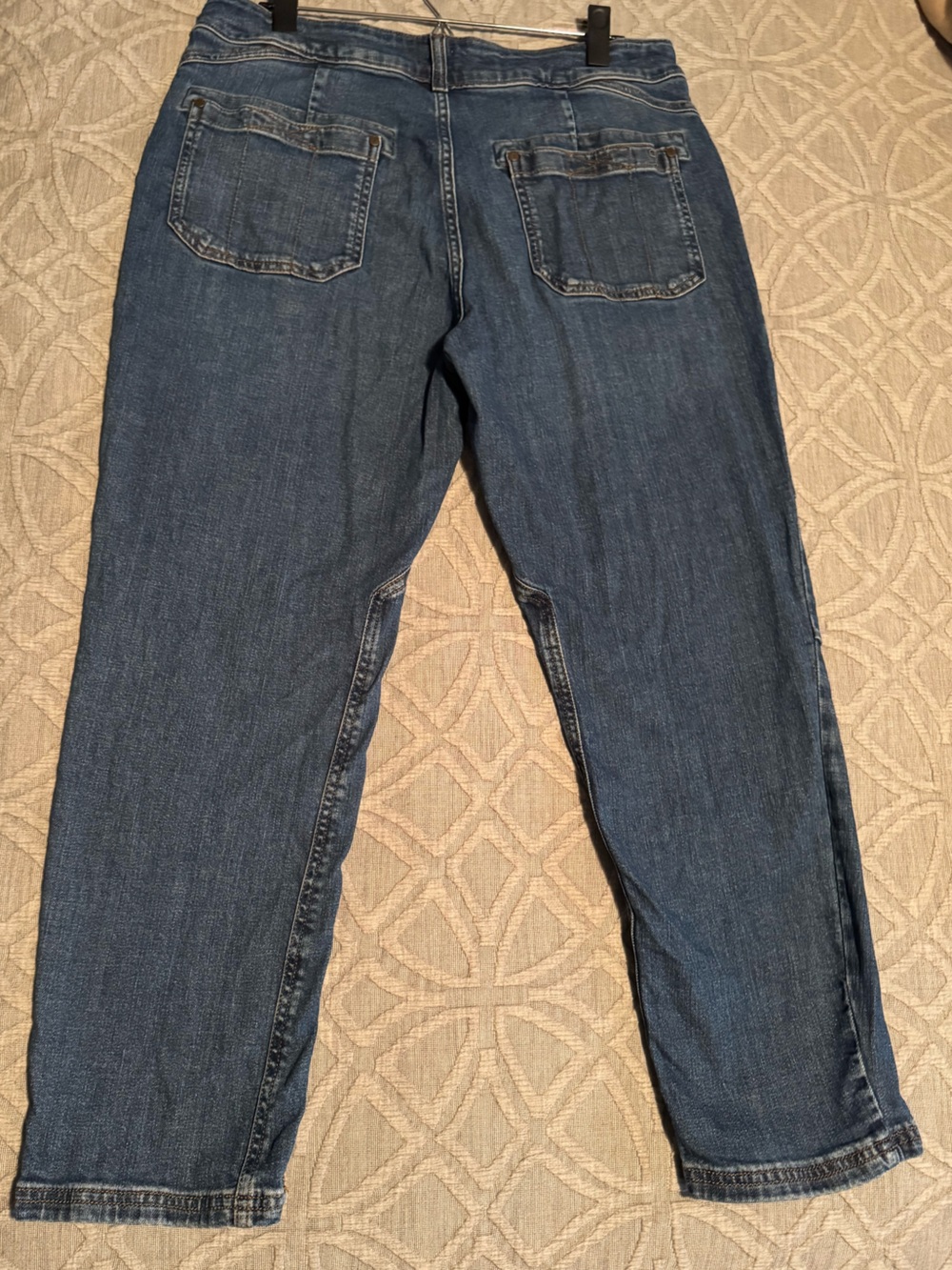 Anthropologie Pilcro Wanderer mid-rise relaxed Denim Jeans - Boracay Wash Blue - Picture 5 of 6